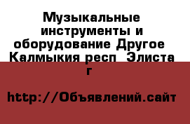 Музыкальные инструменты и оборудование Другое. Калмыкия респ.,Элиста г.